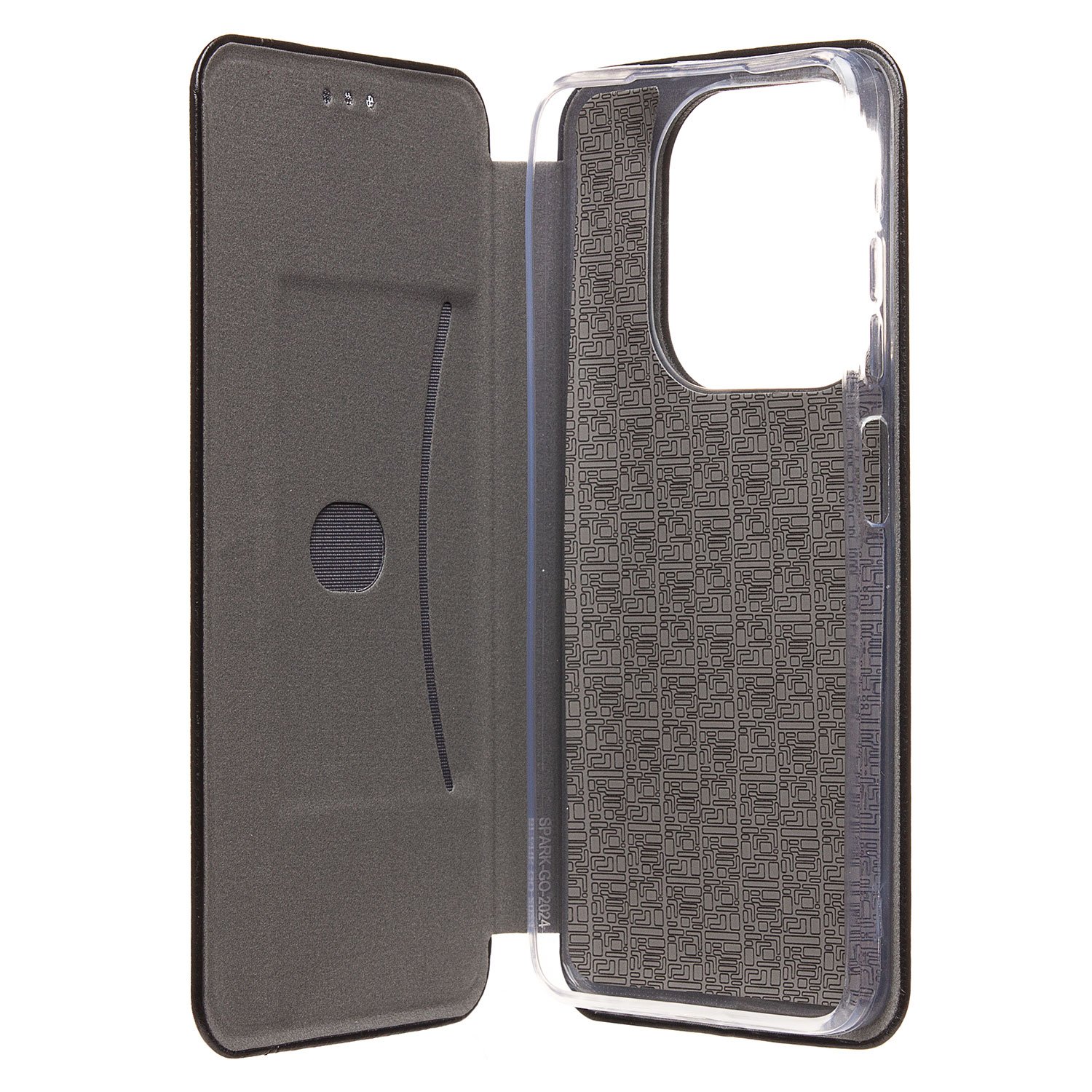 Чехол-книжка TECNO Spark Go 2024, черный