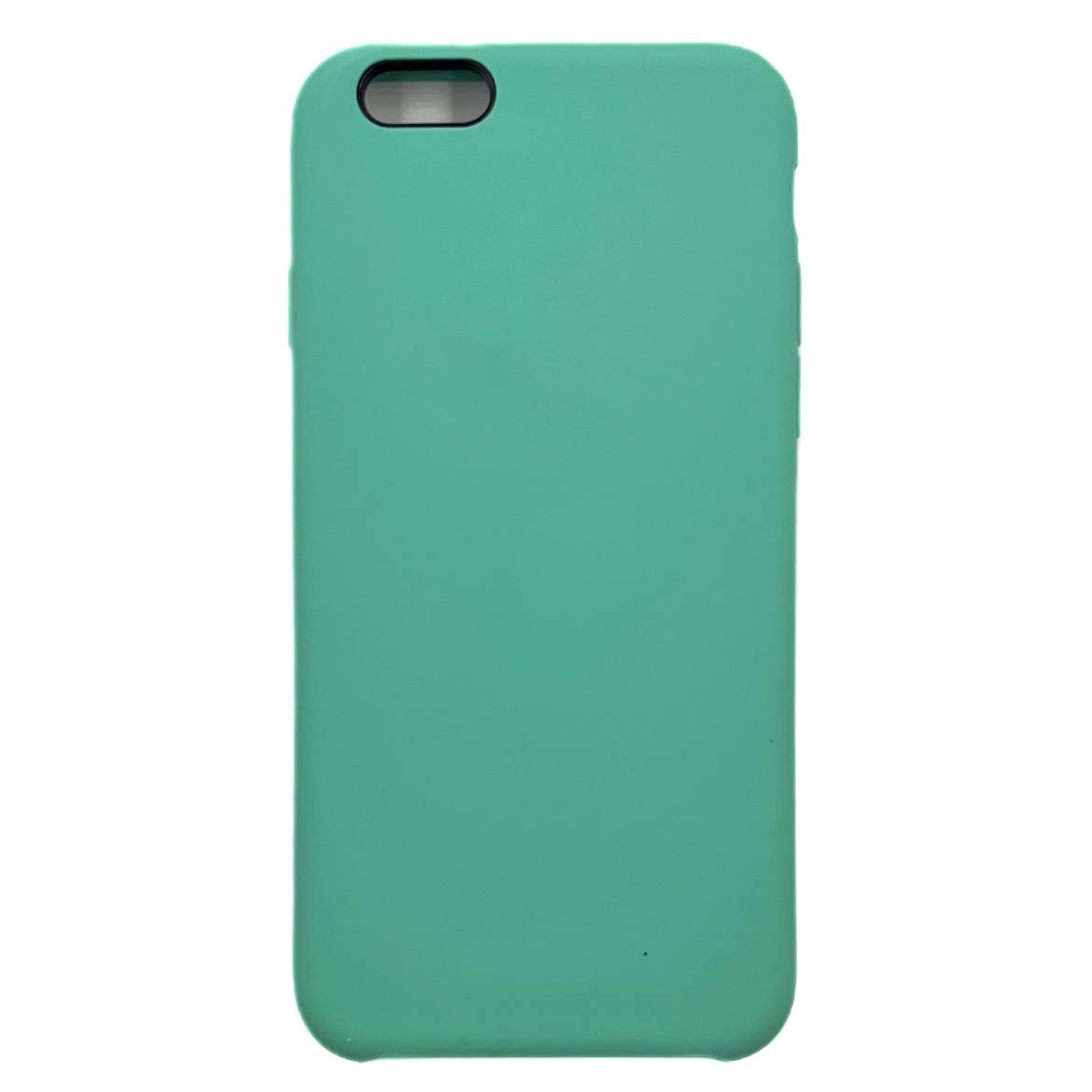 Чехол силиконовый гладкий Soft Touch iPhone 6/ 6S, светло-зеленый (№50)