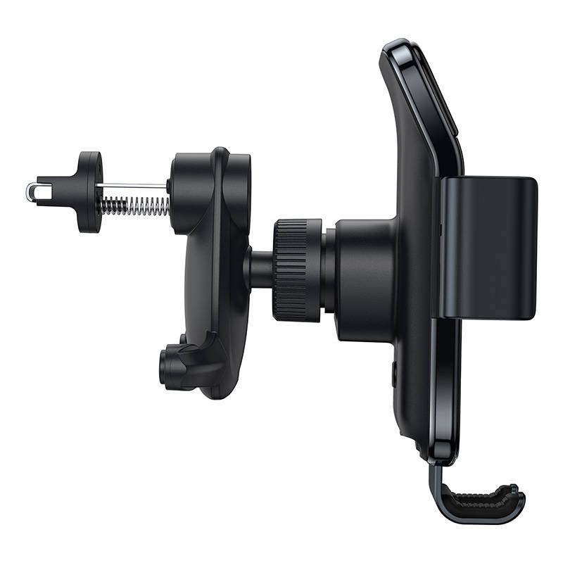 Держатель автомобильный BASEUS Smart Solar Power Wireless (на солнечных батареях), черный