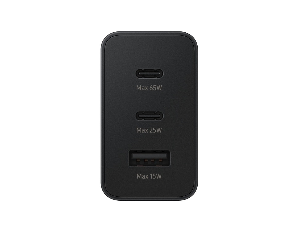 Сетевой адаптер USB-C 65W USB + 2USB-C PD, черный