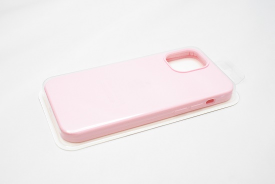 Чехол силиконовый гладкий Soft Touch iPhone 12/ 12 Pro, розовый №6