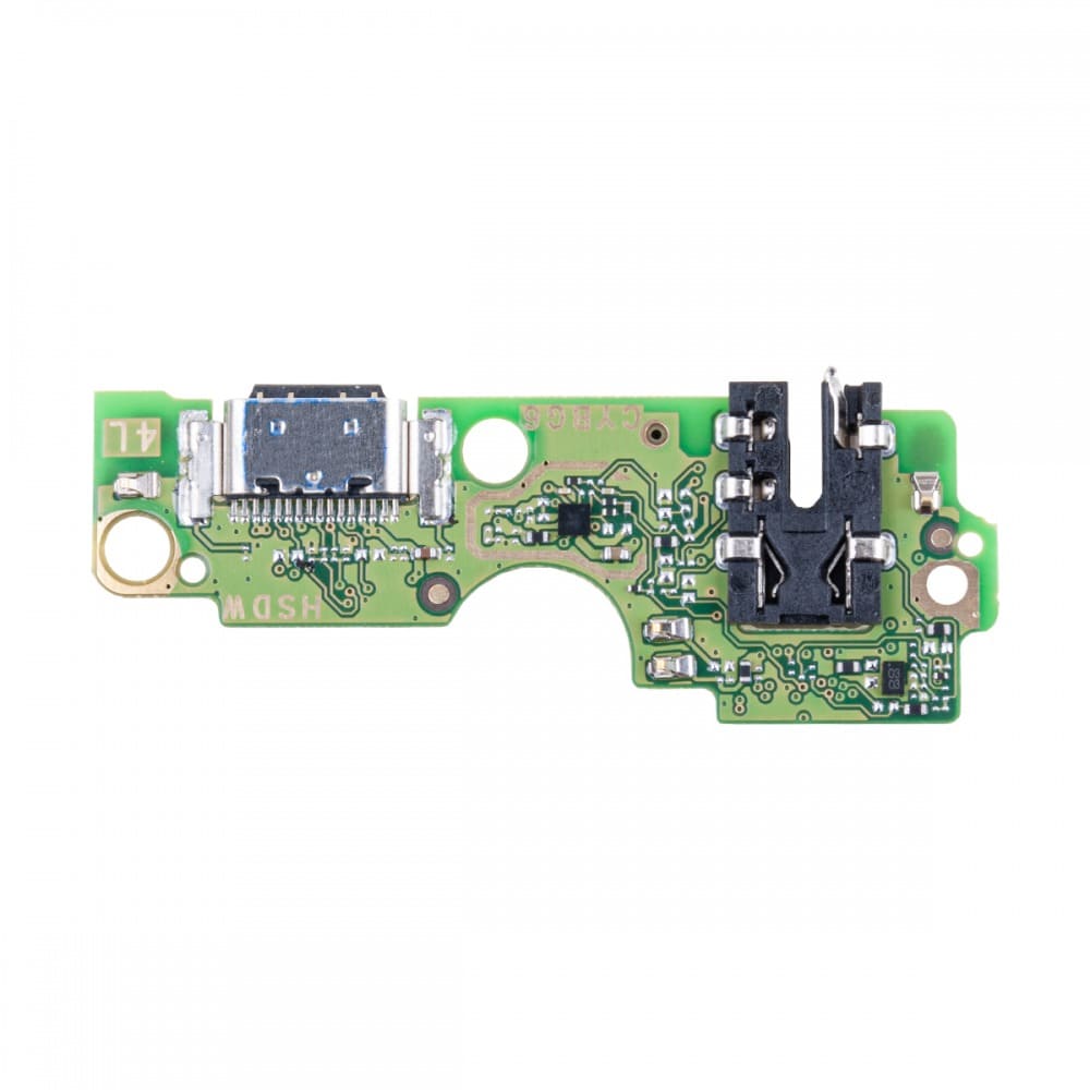 Шлейф Tecno Spark Go 2024 на системный разъем+разъем гарнитуры+микрофон (ORG)