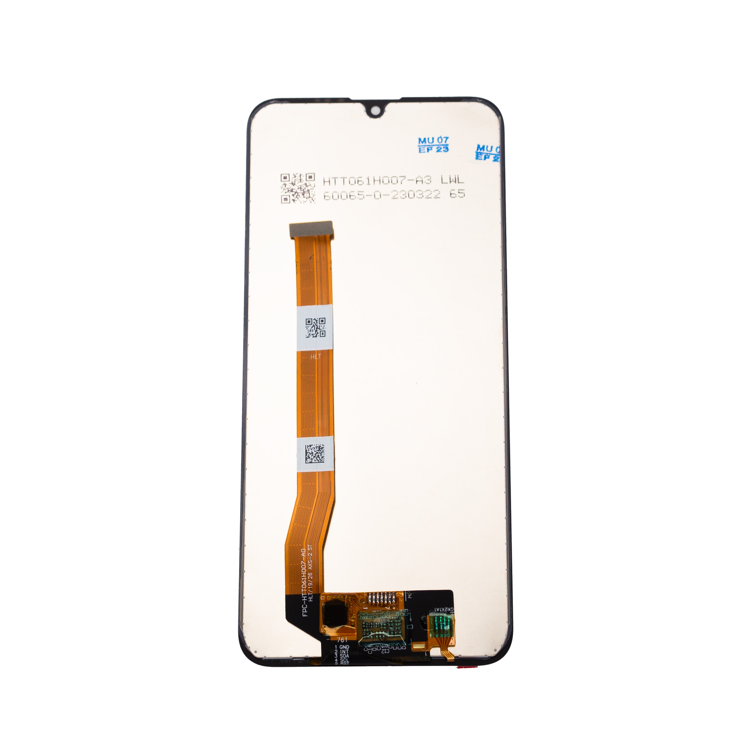 Дисплей Realme C2/ OPPO A1K в сборе с тачскрином, Черный (SM)