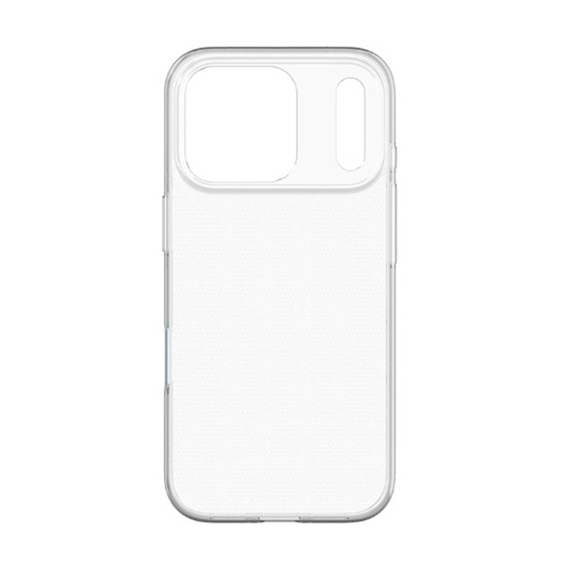 Чехол силиконовый тонкий iPhone 17 Pro, прозрачный