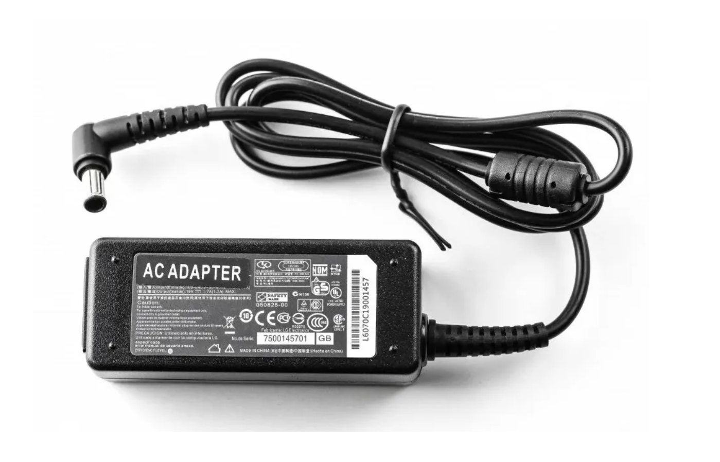 Блок питания 19V 2,1А, 6,5*4,4мм с кабелем