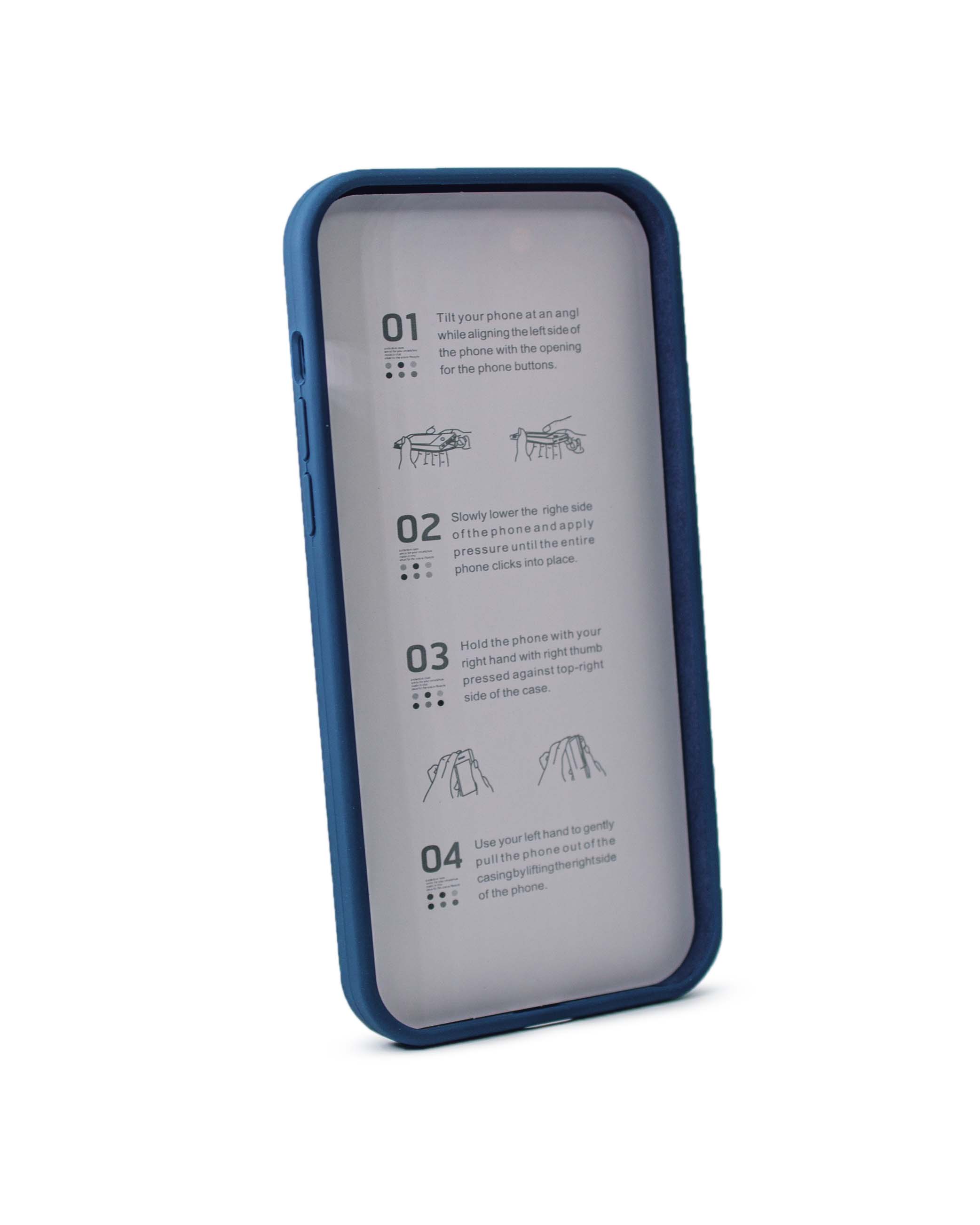 Чехол Piblue iPhone 13 Pro Max Silicone MagSafe, синий