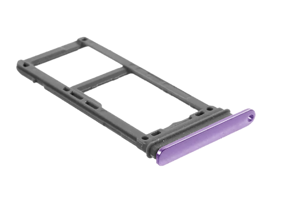 Держатель Sim Samsung G955F (S8 Plus), фиолетовый