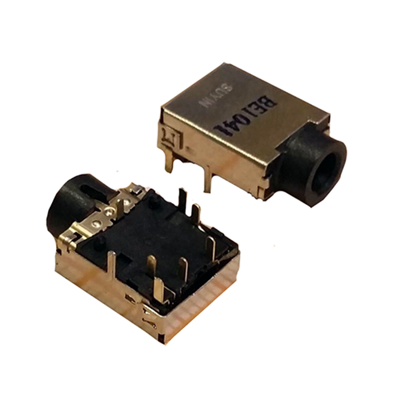 Разъем гарнитуры для ноутбука JackH11 3.5mm 5pin установка в разрез платы