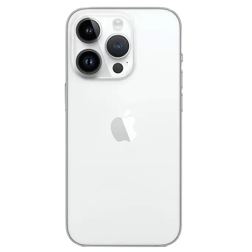 Задняя крышка iPhone 14 Pro стеклянная, легкая установка, белый (литое стекло) (Org)