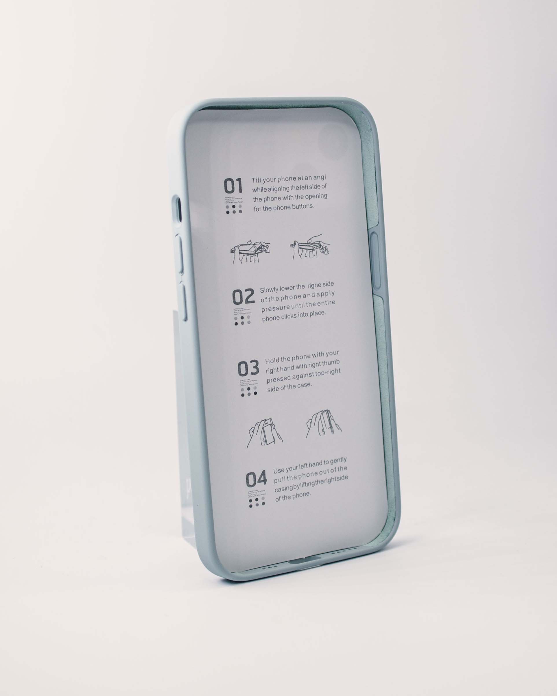 Чехол Piblue iPhone 14 Silicone MagSafe, голубой