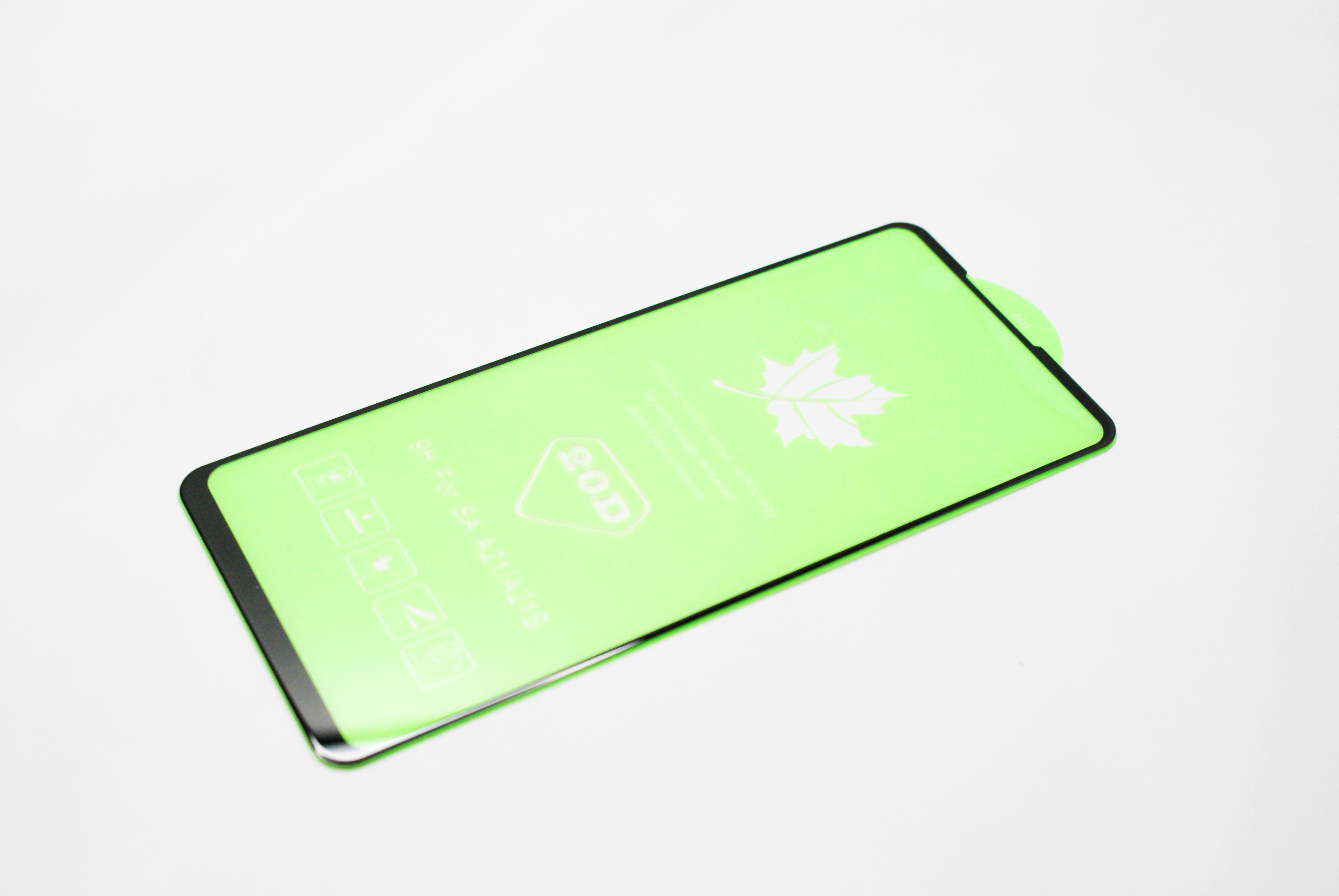 Защитное стекло Samsung A21/ A21S SM-A215/ A217 11D полное покрытие, черное (упаковка)