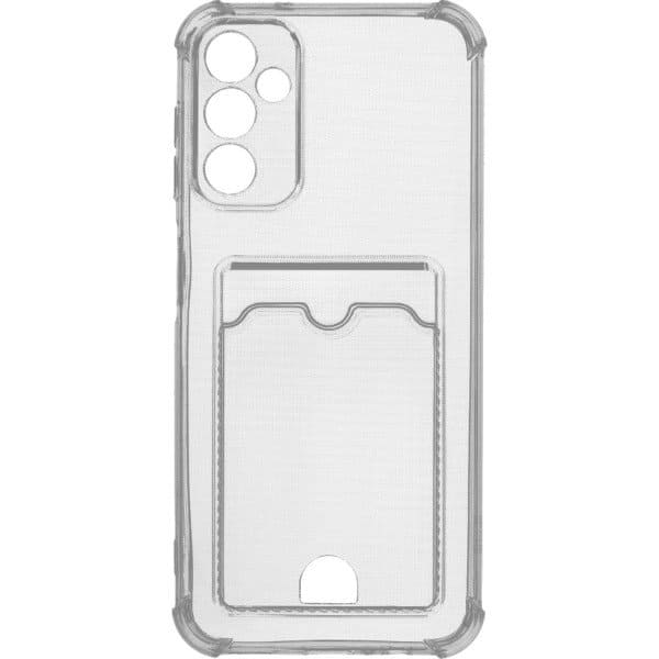 Чехол силиконовый с визитницей Samsung A15 5G SM-A155 прозрачный