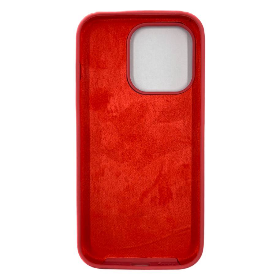 Чехол силиконовый гладкий Soft Touch iPhone 14 Pro, томат №33 (закрытый низ)