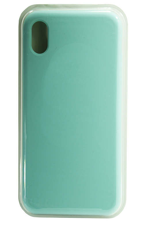 Чехол силиконовый гладкий Soft Touch iPhone XR, мятный №21