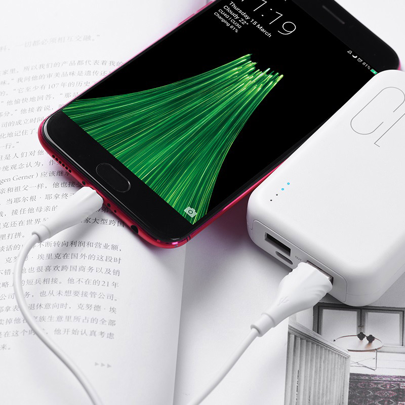 USB кабель micro USB BOROFONE BX18 Optimal (100см), белый