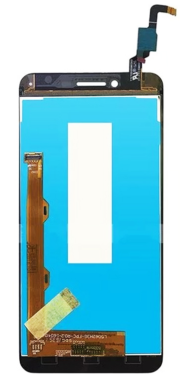 Дисплей Lenovo K5/ A6020A40 в сборе с тачскрином, Белый (Желтый шлейф)