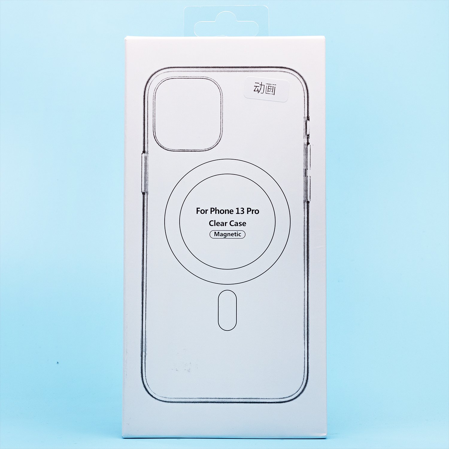 Чехол силиконовый MagSafe с анимацией iPhone 13 Pro, прозрачный