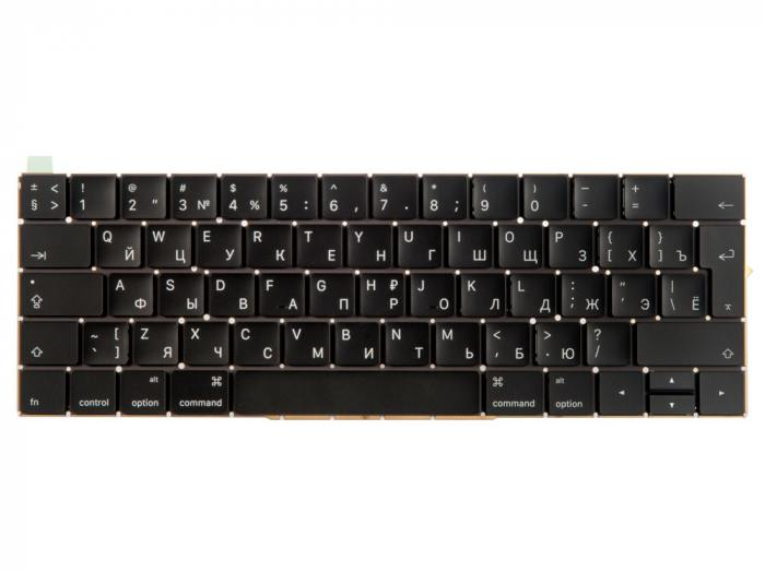 Клавиатура MacBook Pro 13" Retina A1706 / A1707 Г-образный Enter (ISO) RUS (Org)
