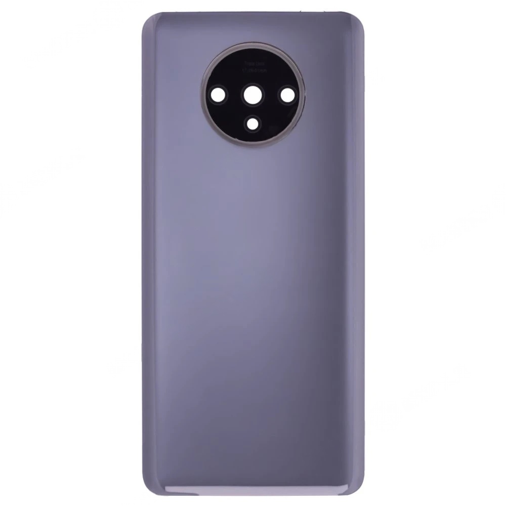 Задняя крышка в сборе со стеклом камеры OnePlus 7T (Серый) Premium (Org)