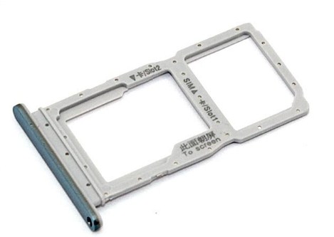 Держатель Sim Huawei Honor 9X, голубой