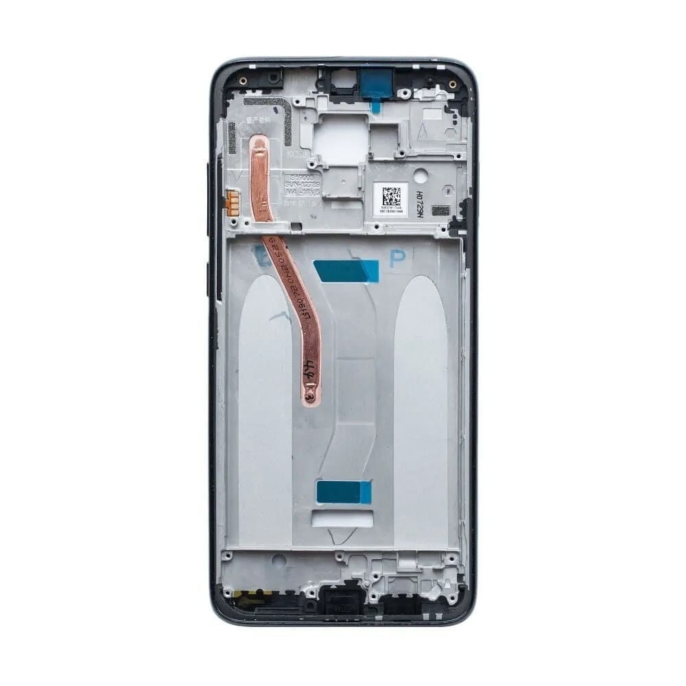 Рамка дисплея Xiaomi Redmi Note 8 Pro, черная
