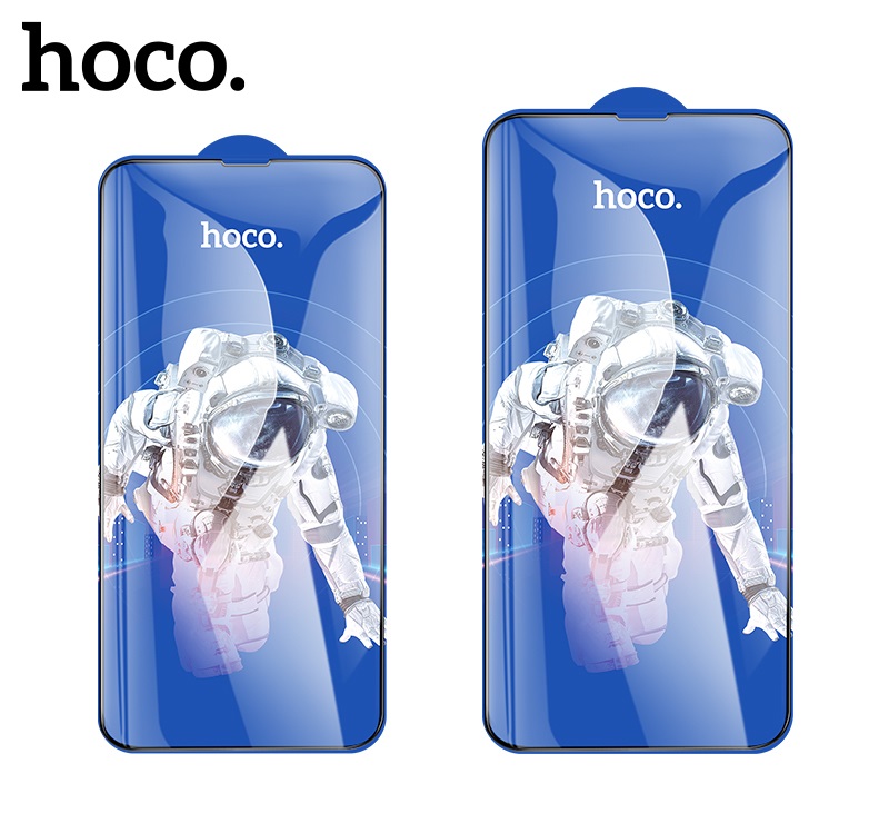 Защитное стекло iPhone 12/ 12 Pro HOCO G14, черное