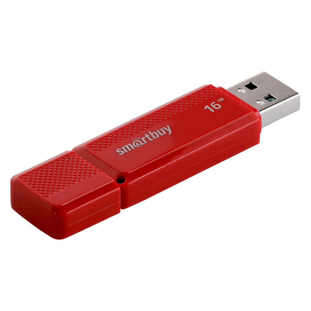USB флеш-накопитель Smartbuy 16 GB USB 2.0, Dock Red (SB16GBDK-R)