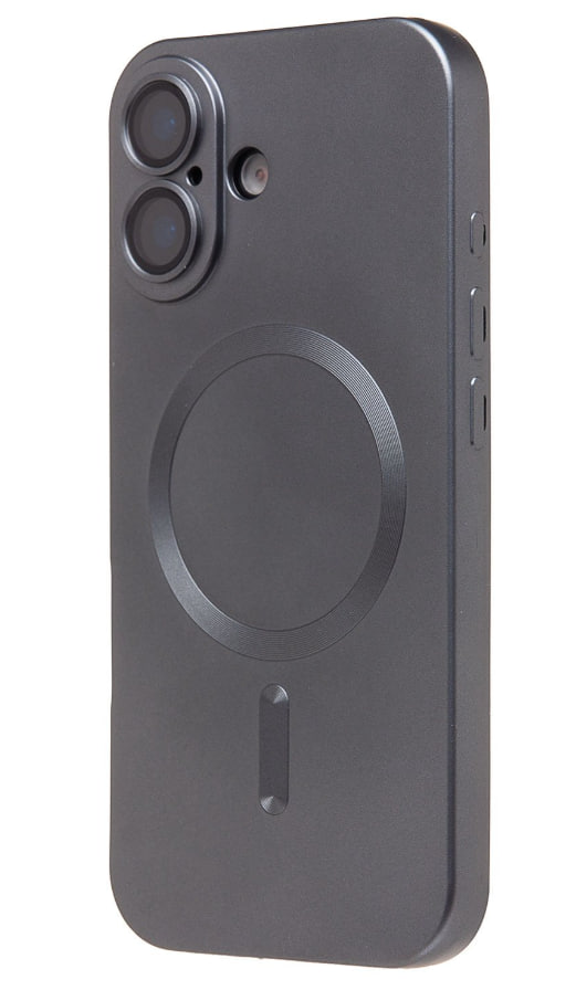 Чехол силиконовый MagSafe Matte iPhone 17, серый