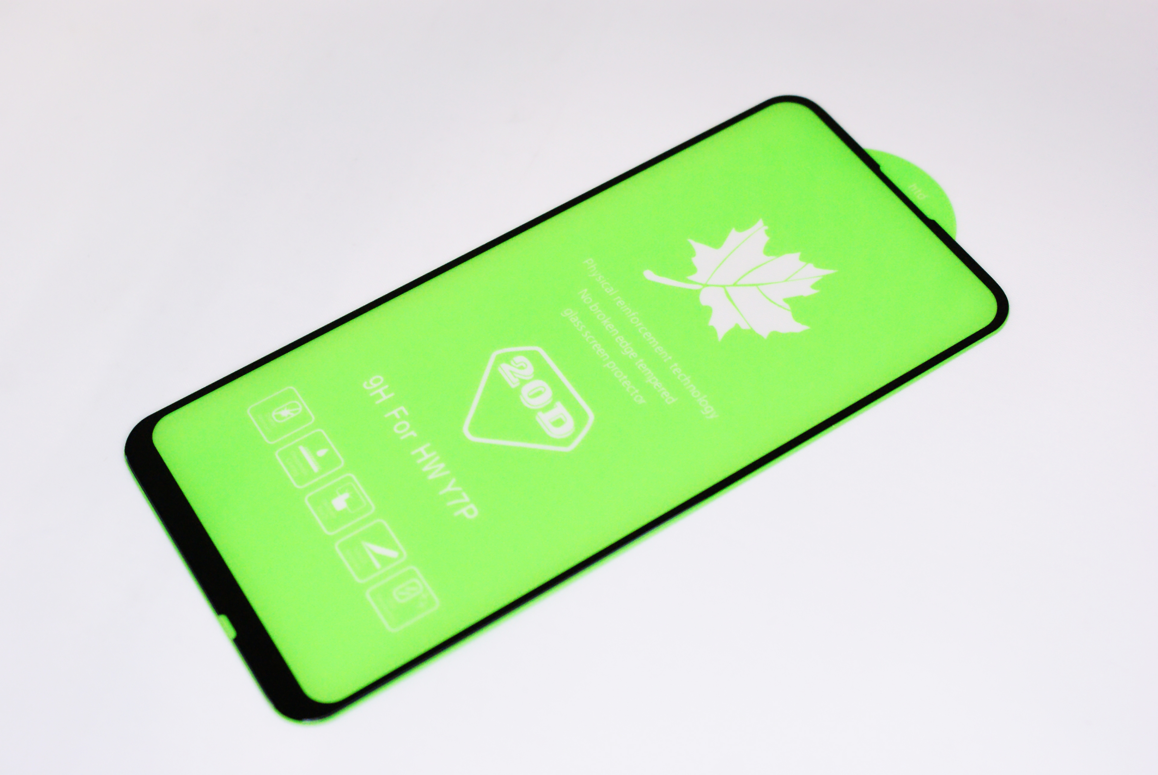 Защитное стекло Huawei Honor 9C/ Y7P/ P40 Lite E 11D, черное (тех. упаковка)