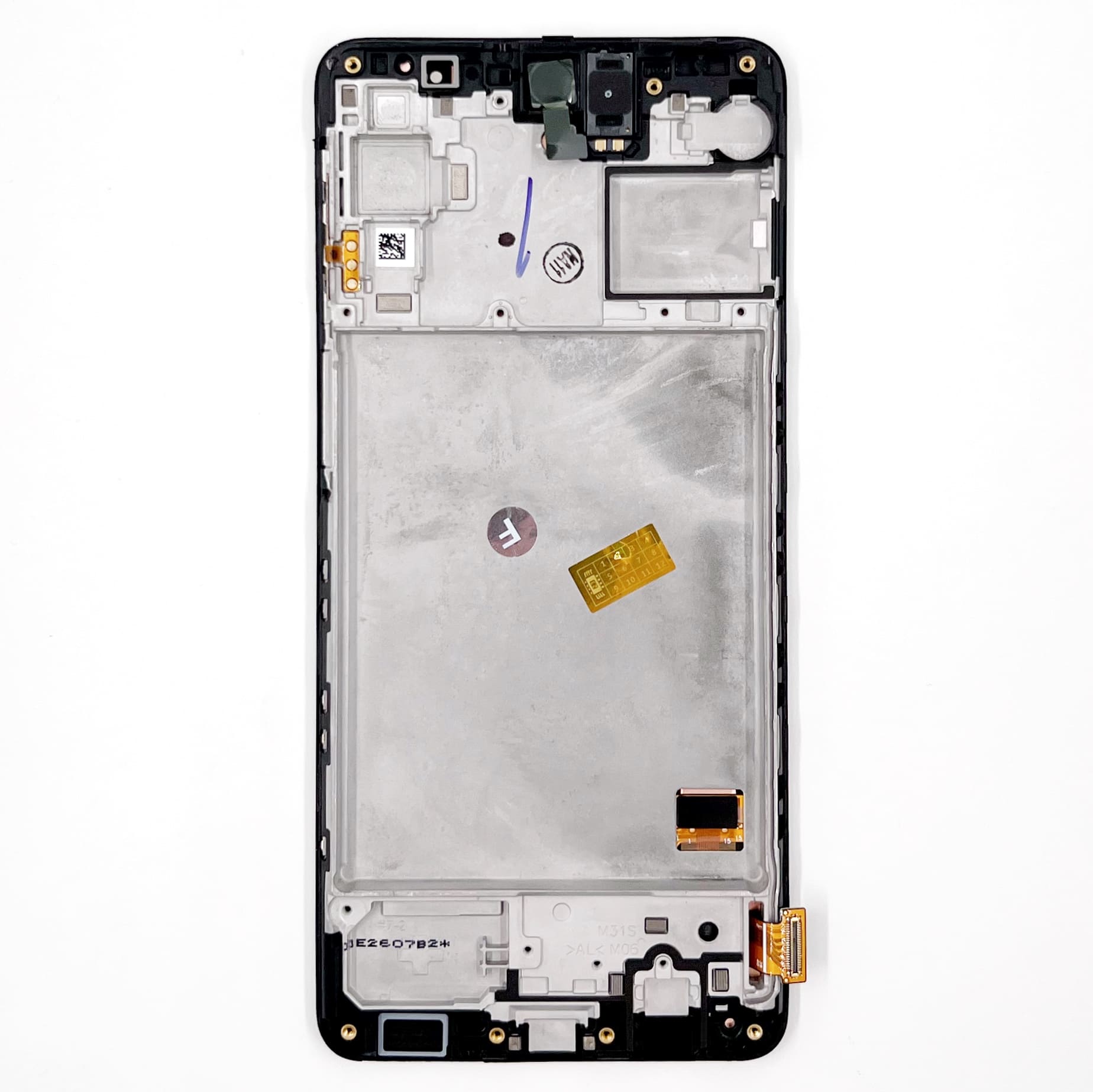 Дисплей Samsung M317FN GALAXY M31S в сборе с тачскрином и рамкой, Черный (OR100%)