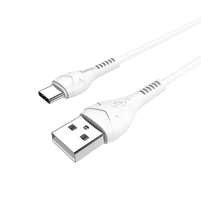 USB кабель Type-C HOCO X37 Cool pover (100см. 3A), белый