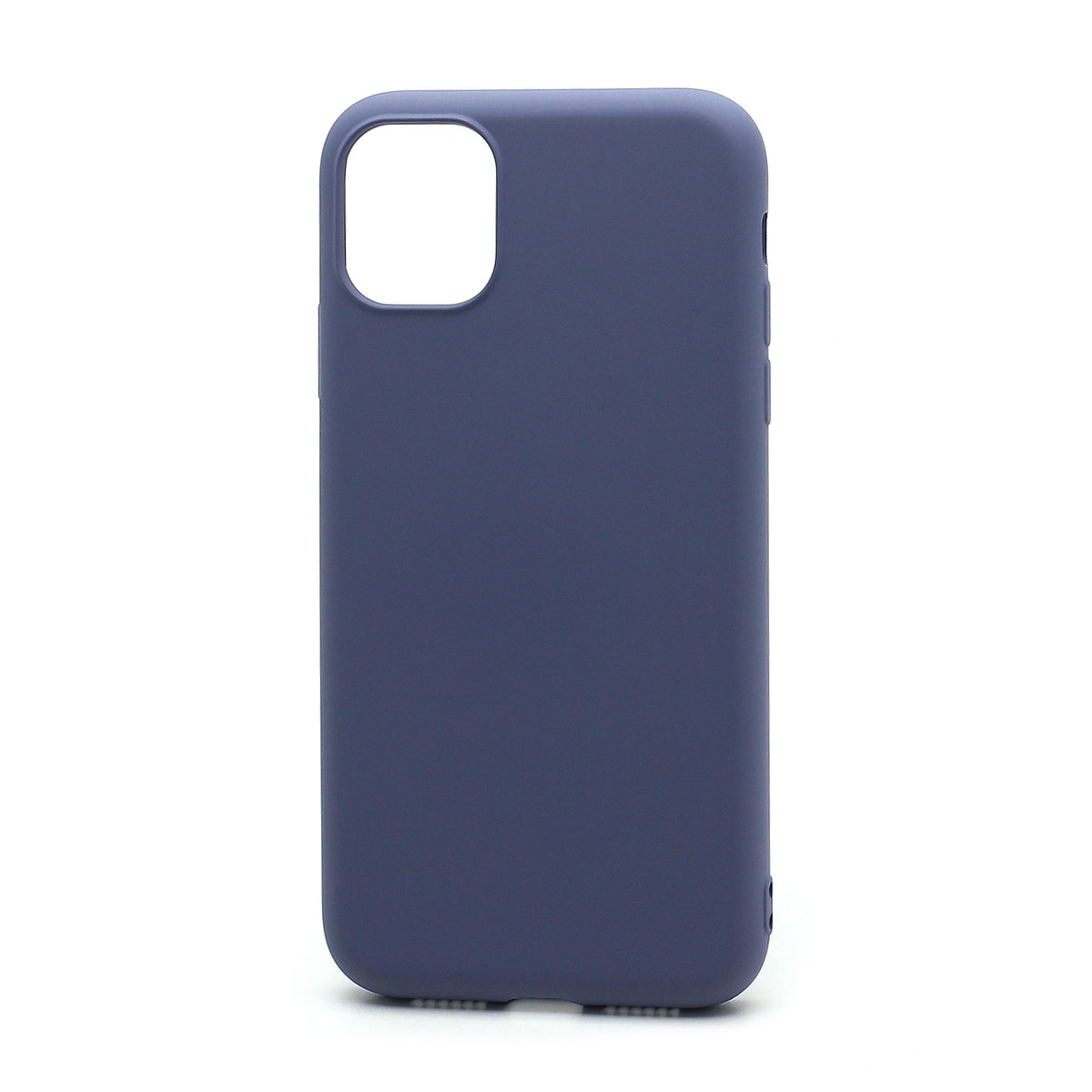 Чехол силиконовый гладкий Soft Touch iPhone 11, серый