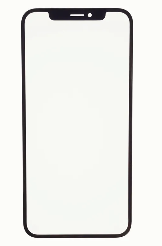 Стекло дисплея для переклейки iPhone XS Max с ОСА пленкой, черное