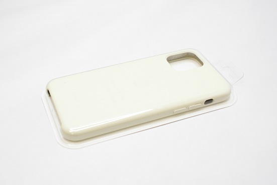 Чехол силиконовый гладкий Soft Touch iPhone 11 Pro, слоновая кость (№11)