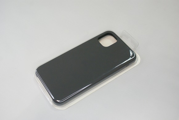 Чехол силиконовый гладкий Soft Touch iPhone 11, темно-серый №15