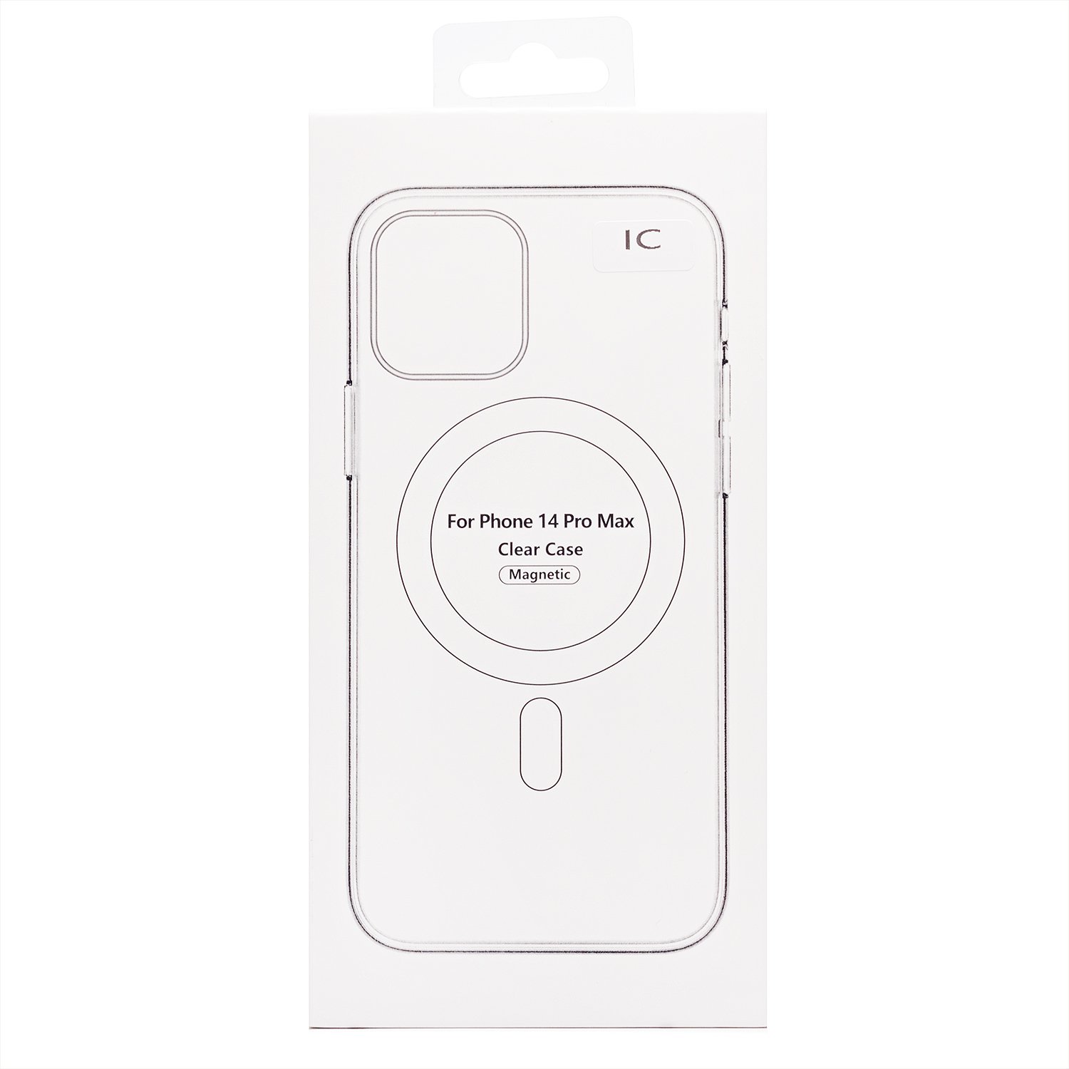 Чехол силиконовый MagSafe с анимацией iPhone 14 Pro Max, прозрачный