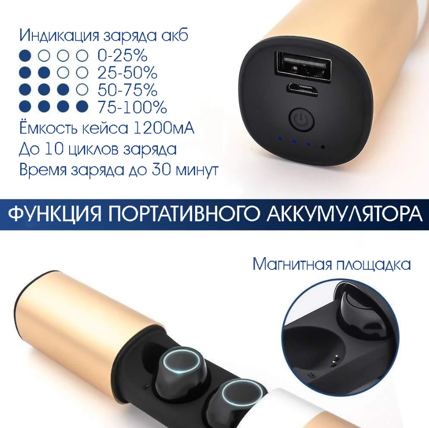 Беспроводные наушники OT-ERB15, черные