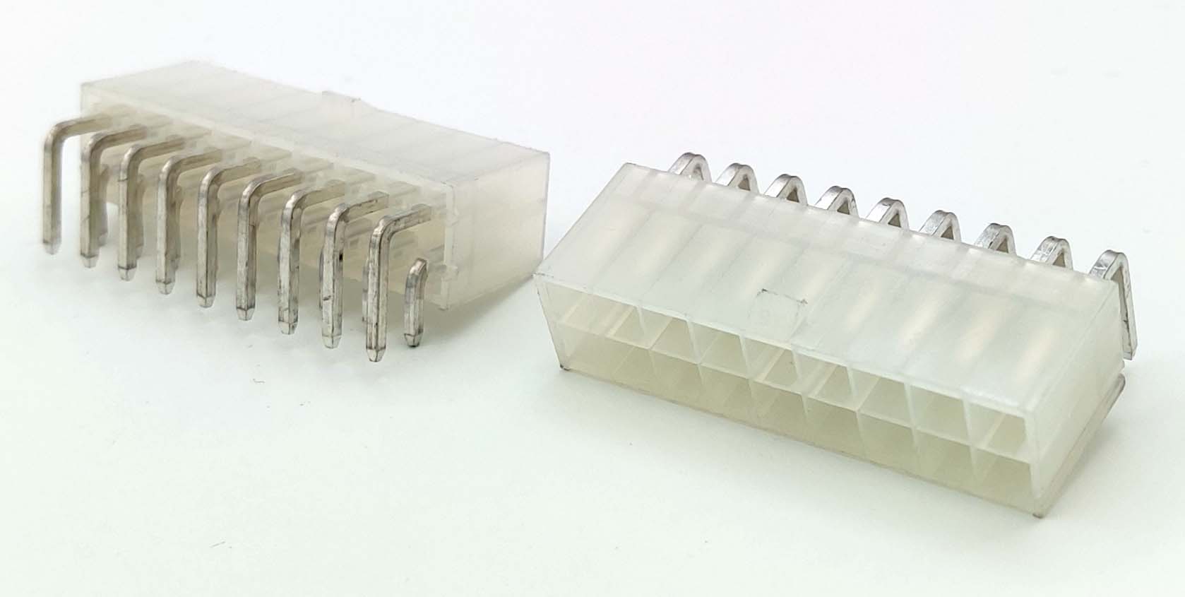 Разъем под провод питания 18pin (2*9pin) Г-образный