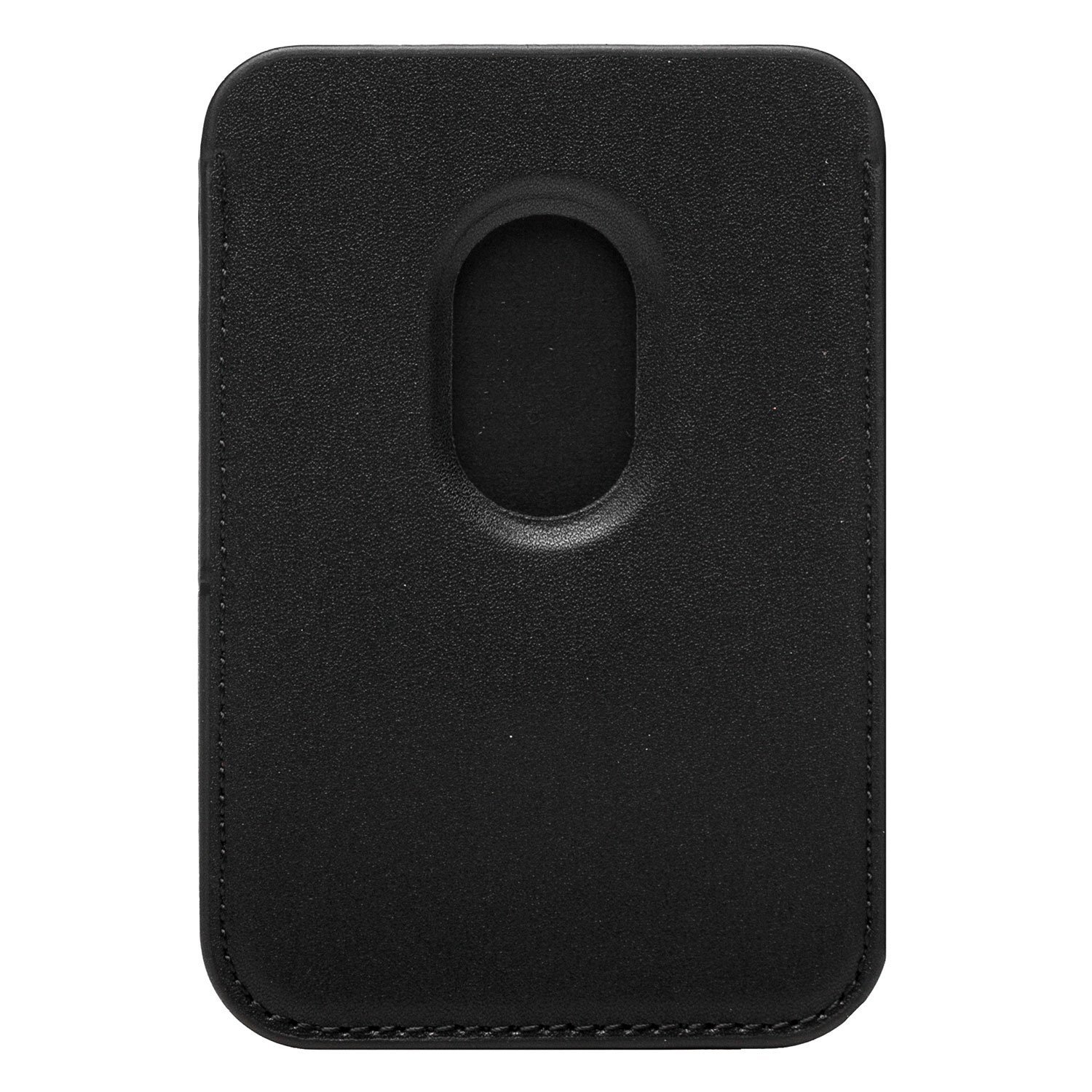 Картхолдер - футляр для карт на магните, черный