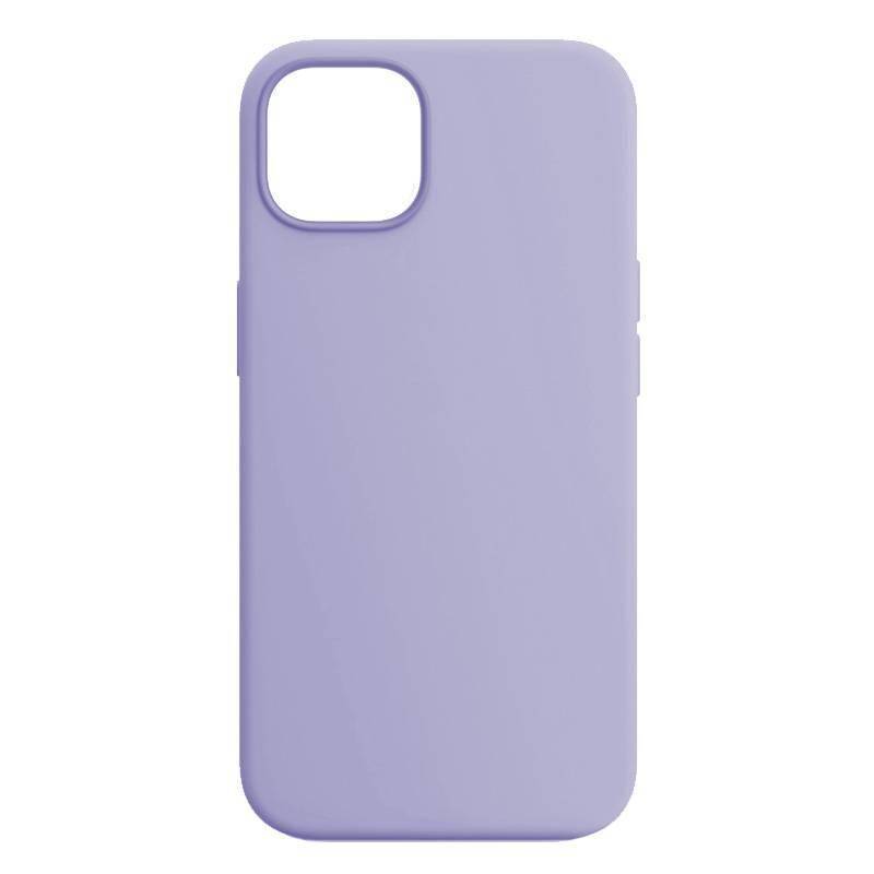 Чехол силиконовый гладкий Soft Touch iPhone 16, сиреневый (закрытый низ)