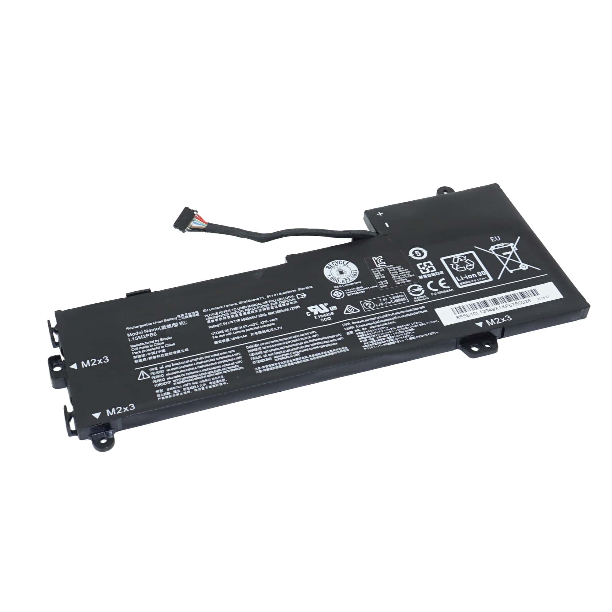 АКБ для ноутбука Lenovo Flex 4-1130 (L15M2PB6) 7.5V 30Wh (Org)