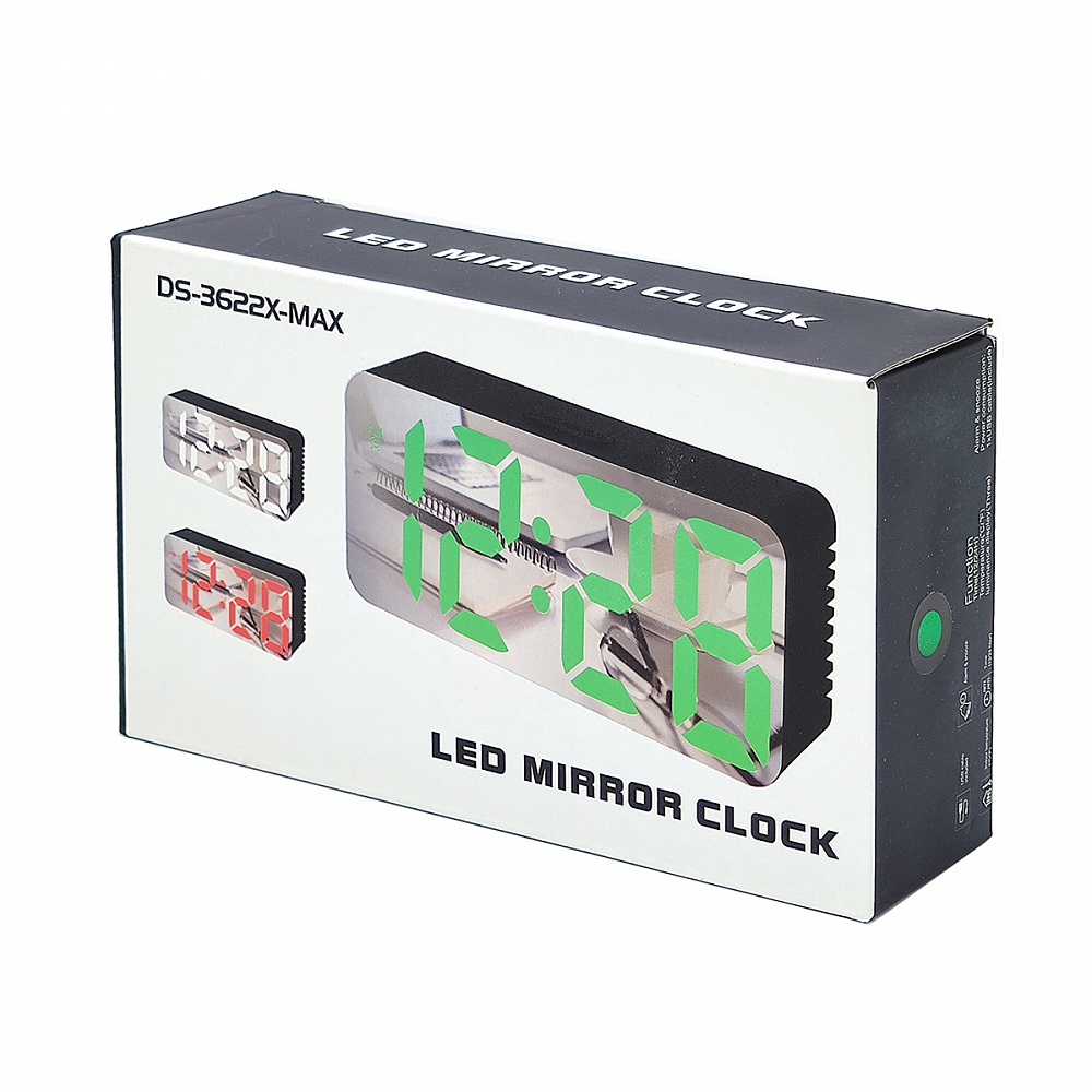 Часы настольные Орбита OT-CLT05 зеленые