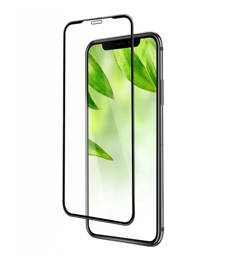 Защитное стекло iPhone XS Max/ 11 Pro Max HOCO A12 с выпуклой черной окантовкой