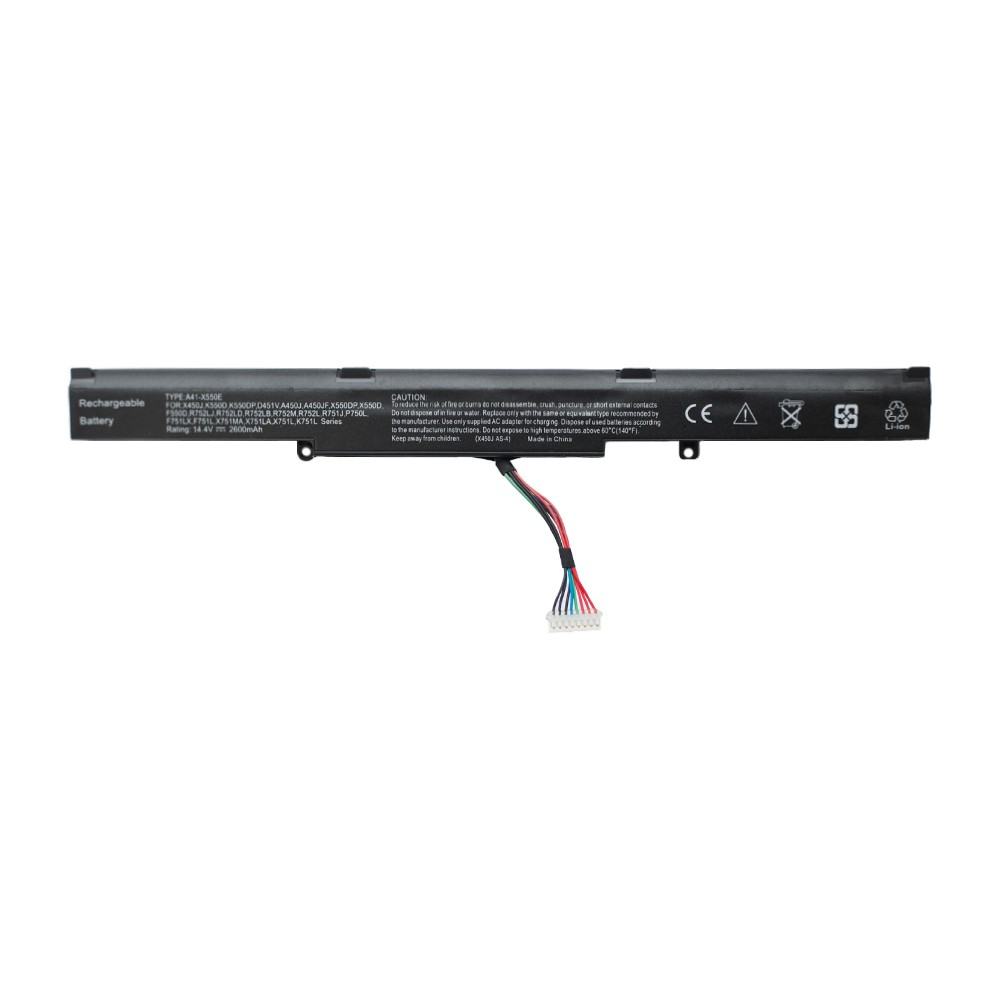 АКБ A41-X550E для ноутбука Asus X450J 15V 44Wh черная (Org)