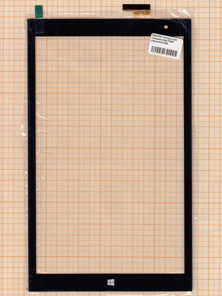 Тачскрин для планшета Irbis TW43 10'' FPC-FC101S172-03, 249*150мм черный