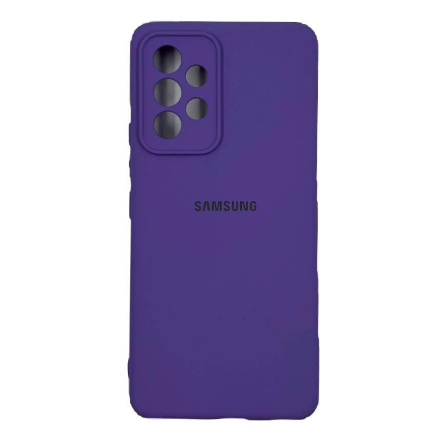 Чехол силиконовый гладкий Soft Touch Samsung A53, фиолетовый