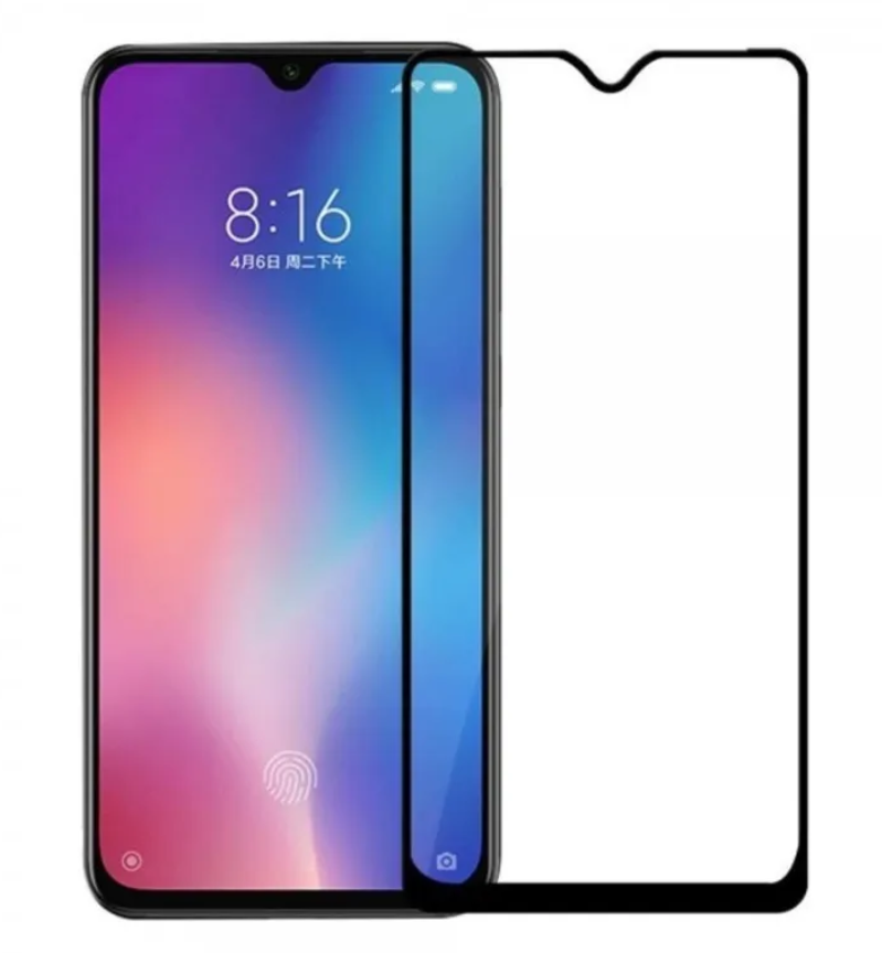 Защитное стекло Xiaomi Mi A3/ Mi CC9e полное покрытие, черное (тех упаковка)