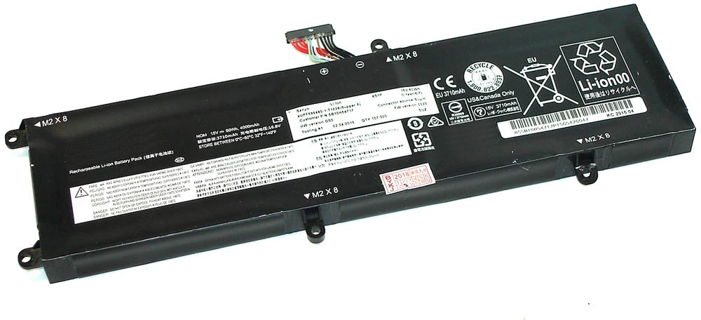 АКБ для ноутбука Lenovo 14-ISK/15-ISK серий (L14S4PB0) 15V 60Wh (Org)