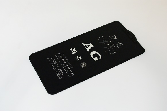 Защитное стекло iPhone XS Max/ 11 Pro Max Антиблик с черной рамкой