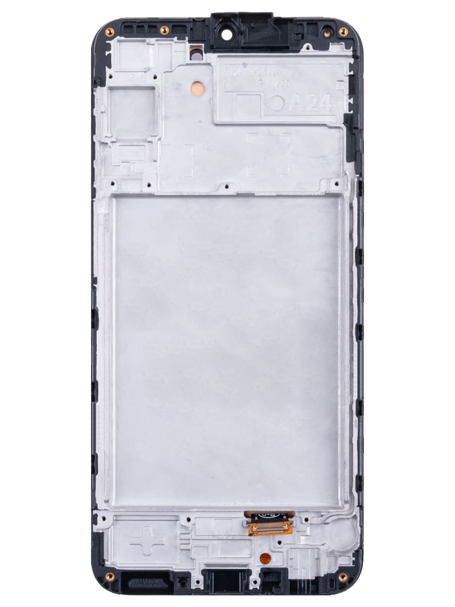 Дисплей Samsung A245F Galaxy A24 4G в сборе с тачскрином и рамкой, Черный (OR100%)